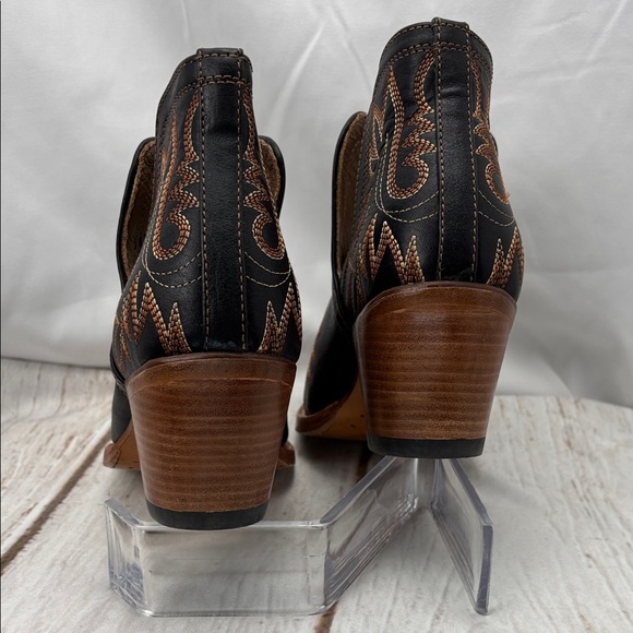 Ariat Women’s Black and Brown Western Boots Sz5 In Gorgeous Condition #0201 - Picture 6 of 12